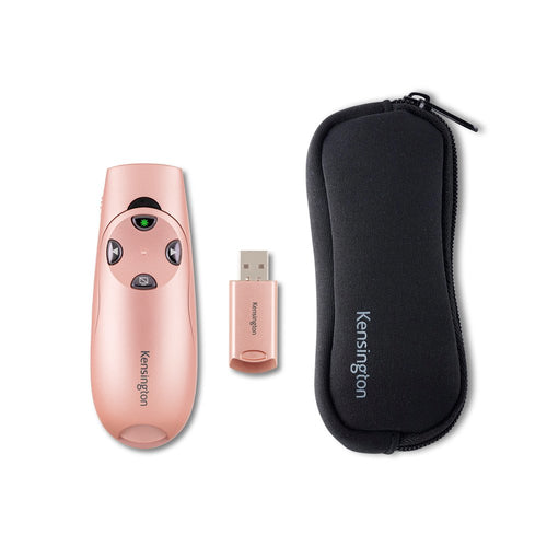 Kensington Presenter Expert Wireless Presenter - Rose Gold, 45m Range, RF USB Connection