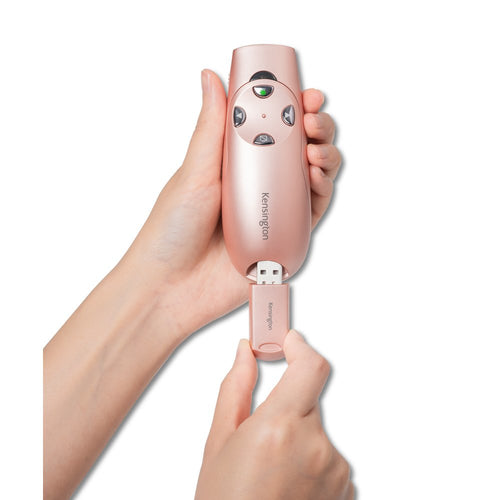 Kensington Presenter Expert Wireless Presenter - Rose Gold, 45m Range, RF USB Connection