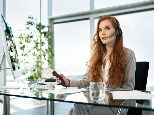 Philips SpeechOne Wireless Dictation Headset 12h Battery 70 dB Clear Sound