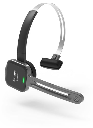 Philips SpeechOne Wireless Dictation Headset 12h Battery 70 dB Clear Sound