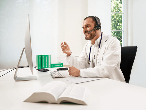 Philips SpeechOne Wireless Dictation Headset 12h Battery 70 dB Clear Sound