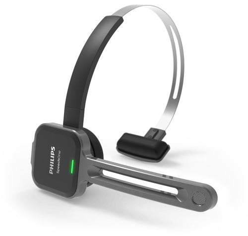 Philips SpeechOne Wireless Dictation Headset 12h Battery 70 dB Clear Sound