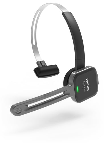 Philips SpeechOne Wireless Dictation Headset 12h Battery 70 dB Clear Sound