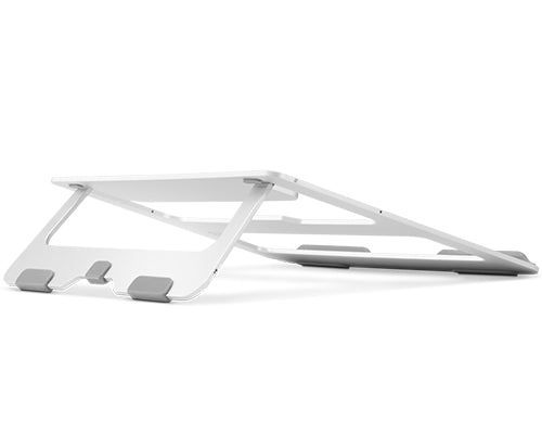 Laptop Stand Aluminium Adjustable 15 Inch Grey/White
