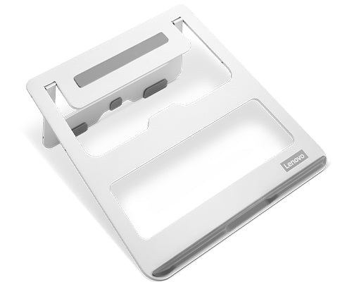 Laptop Stand Aluminium Adjustable 15 Inch Grey/White