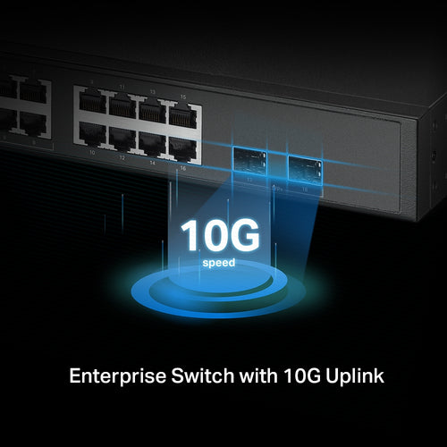 Network Switch TP-Link Omada SG3218XP-M2 16-Port 2.5G 2-Port 10GE L2+ Managed PoE+ Rackmount 1U - SG3218XP-M2