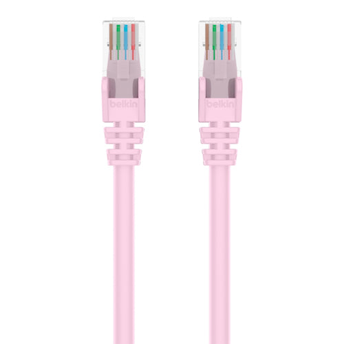 Belkin A3L980-02-PNK-S networking cable