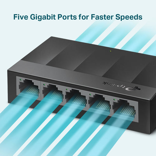 Network Switch TP-Link LS1005G Unmanaged Gigabit Ethernet Wall Mountable - LS1005G