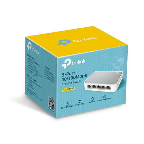 Network Switch TP-Link TL-SF1005D Unmanaged Fast Ethernet 10/100 Full Duplex - TL-SF1005D