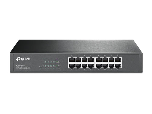Network Switch TP-Link TL-SG1016D Gigabit Ethernet Unmanaged Rack Mounting - TL-SG1016D