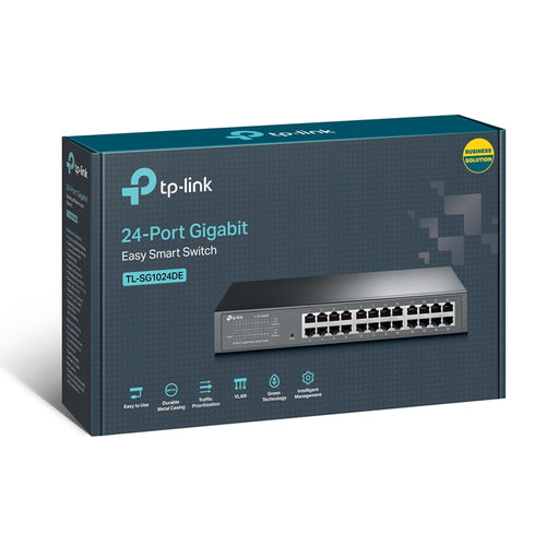 Network Switch TP-Link TL-SG1024DE Managed L2 Gigabit Ethernet Rack Mount - TL-SG1024DE
