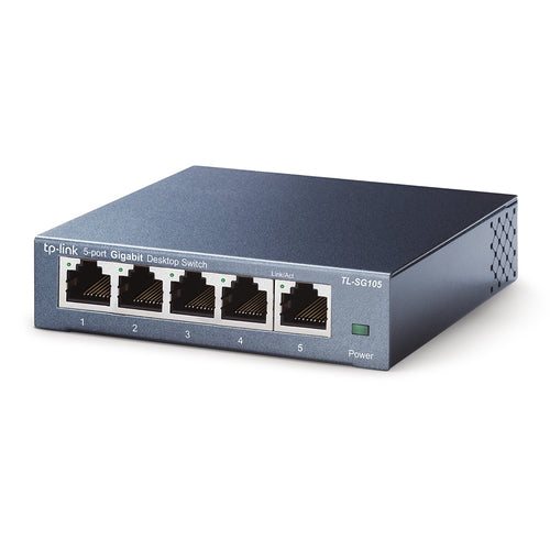 Network Switch TP-Link TL-SG105 Unmanaged L2 Gigabit Ethernet Wall Mountable - TL-SG105