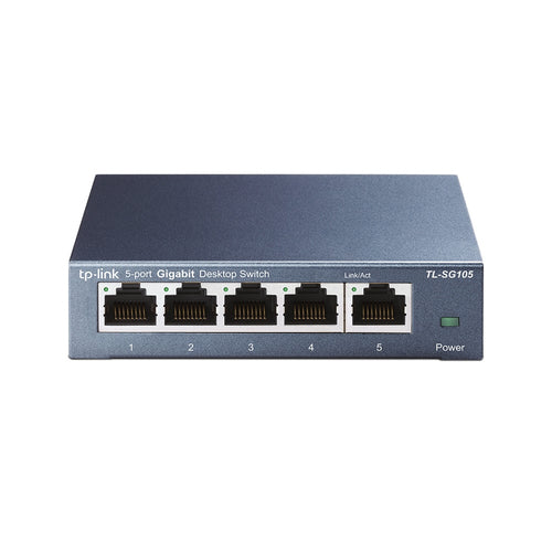 Network Switch TP-Link TL-SG105 Unmanaged L2 Gigabit Ethernet Wall Mountable - TL-SG105