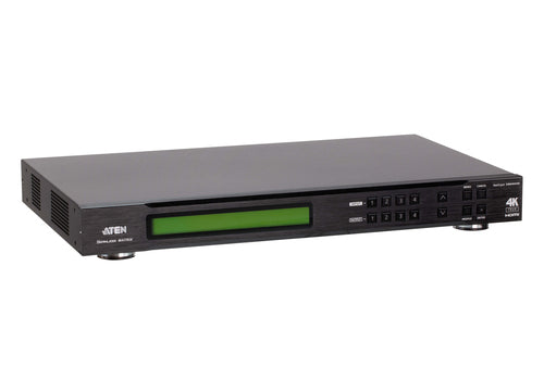 AV Matrix Switcher 4x4 18 Gbit/s 4096x2160 ATEN VM6404HB Black