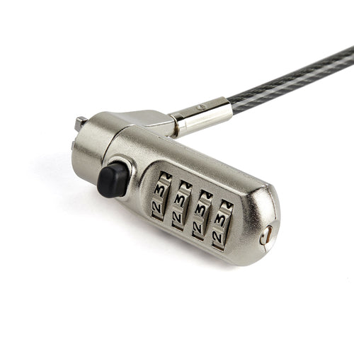 Laptop Cable Lock StarTech LTLOCKNANO 2m Nano Slot 4-Digit Combination Security - LTLOCKNANO