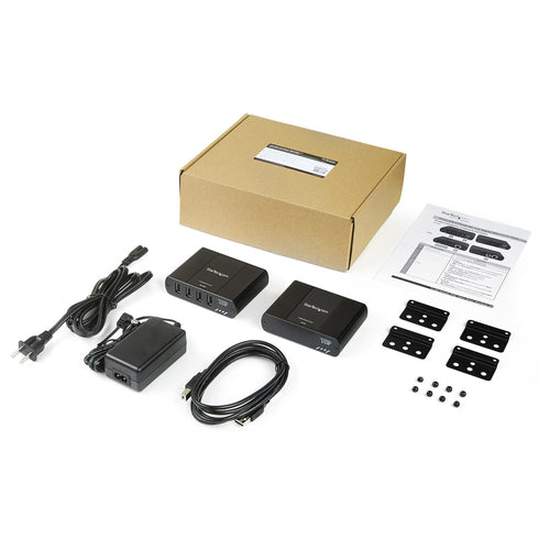 USB 2.0 Extender over Ethernet StarTech.com 330ft Hub RJ45 Adapter