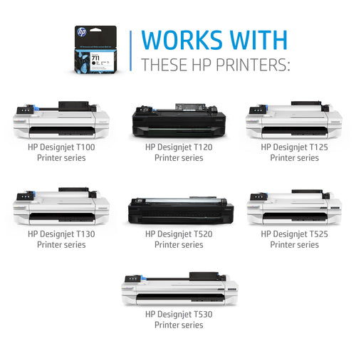 Ink Cartridges HP 711 3-Pack 29-ml Magenta Thermal Inkjet DesignJet T Series - CZ135A