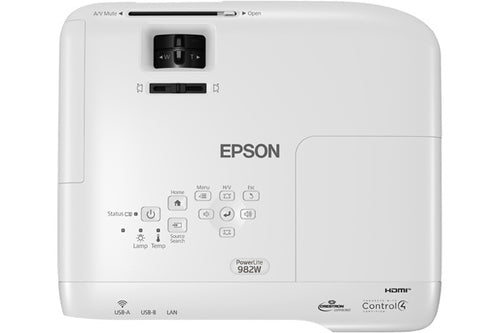 WXGA Projector Epson PowerLite 982W 4200 ANSI Lumens 3LCD 16:10