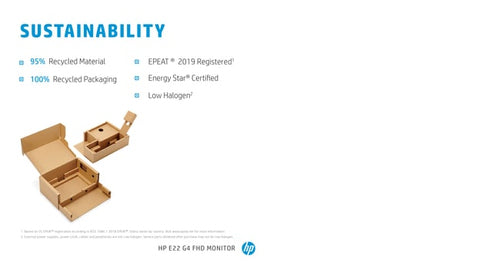 HP E-Series E22 G4 21.5" Full HD LCD Monitor - 1920 x 1080