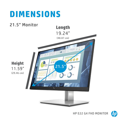 HP E-Series E22 G4 21.5" Full HD LCD Monitor - 1920 x 1080