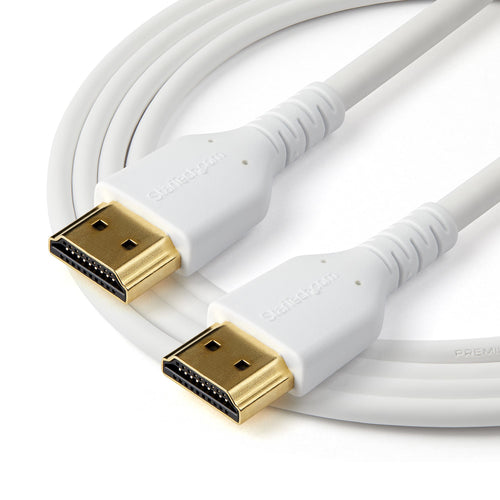 HDMI 2.0 Cable 3ft 4K 60Hz Slim Flexible Ethernet White