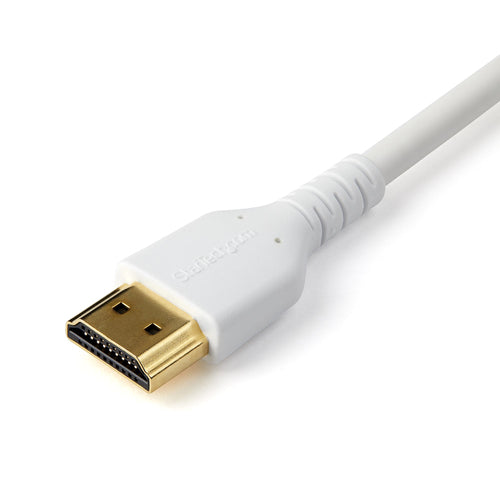 HDMI 2.0 Cable 3ft 4K 60Hz Slim Flexible Ethernet White