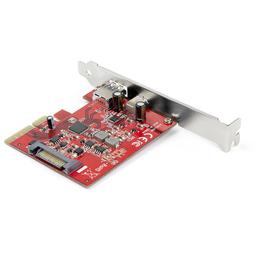 PCIe Card StarTech 2-Port USB-A USB-C 10Gbps USB 3.1 Gen 2 - PEXUSB311AC3
