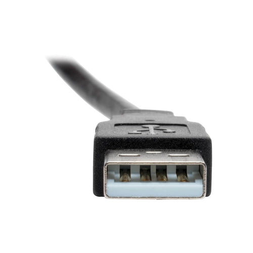 USB Extension Cable Tripp Lite 1ft Hi-Speed USB 2.0 Angled Connector
