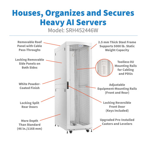 Eaton SRH452446W rack cabinet