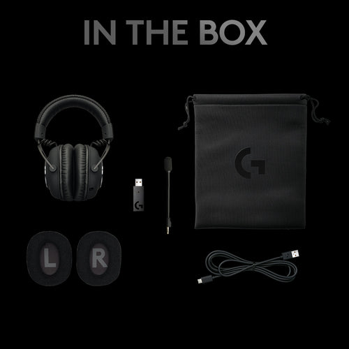 Gaming Headset Logitech G PRO X Wireless 20-20000Hz 370g - 981-000907