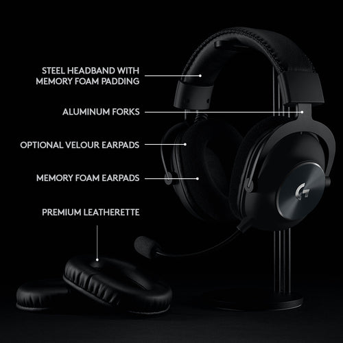 Gaming Headset Logitech G PRO X Wireless 20-20000Hz 370g - 981-000907