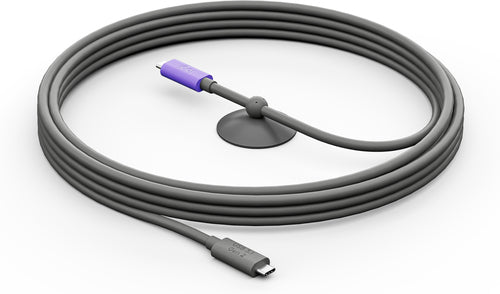 USB Cable Logitech 952-000195 5m USB-C 3.2 Gen 2 Graphite - 952-000195