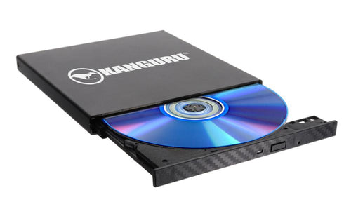 Optical Disc Drive iStorage Kanguru QS Slim USB 3.2 DVD CD Burner