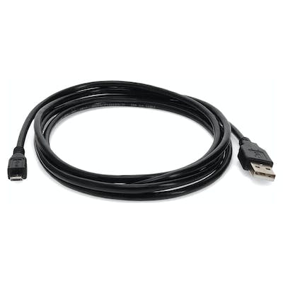 USB 2.0 Cable 0.15m USB A to Micro-USB B Black