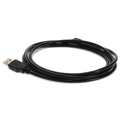 USB 2.0 Cable 0.15m USB A to Micro-USB B Black