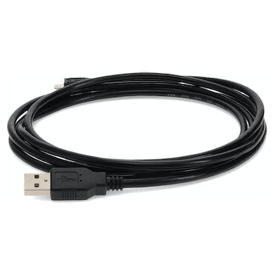 USB 2.0 Cable 0.15m USB A to Micro-USB B Black