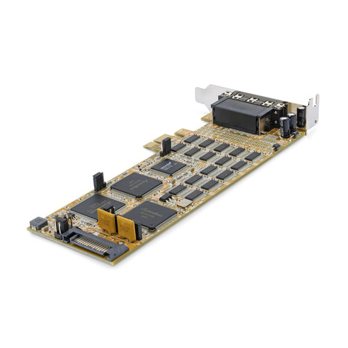 16-Port Low-Profile RS232 Serial Card PCI Express PCIe 1.1
