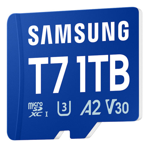 Memory Card Samsung T7 1TB MicroSDXC UHS-I 170MB/s Class 3 V30 - MB-MB1T0T/WW