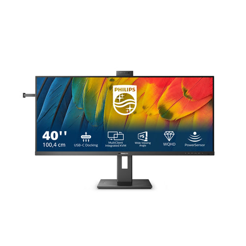 Computer Monitor Philips 5000 Series 40B1U5601H 3440x1440 Wide Quad HD 4ms LCD - 40B1U5601H/00
