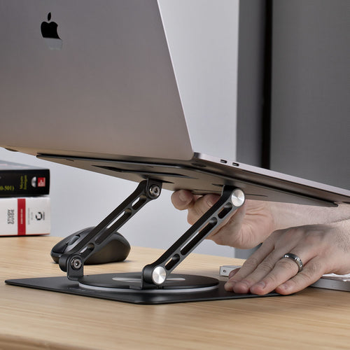 Laptop Stand StarTech.com ATFR-LAPTOP-RISER 360° Swivel Ergonomic Adjustable Tray Aluminum - ATFR-LAPTOP-RISER