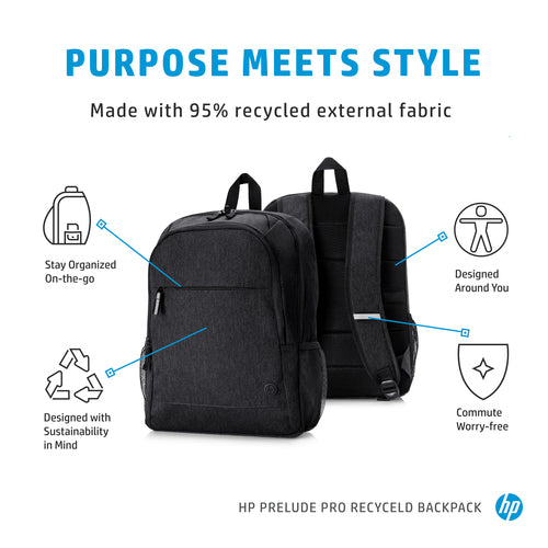 Backpack HP Prelude Pro 15.6-Inch Recycled 480g 2.54cm - 1X644AA