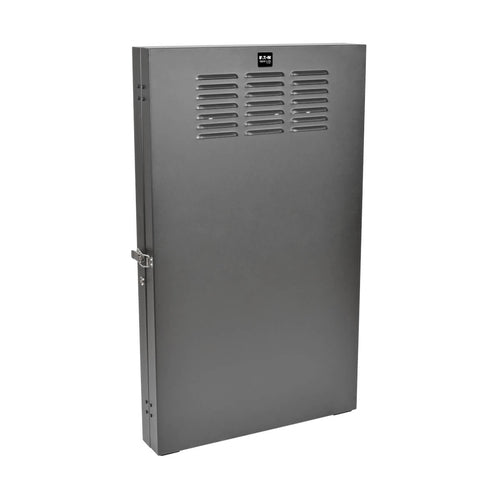 2U Wall-Mount Rack Enclosure Cabinet Tripp Lite SmartRack 68kg Capacity Key Lock Black
