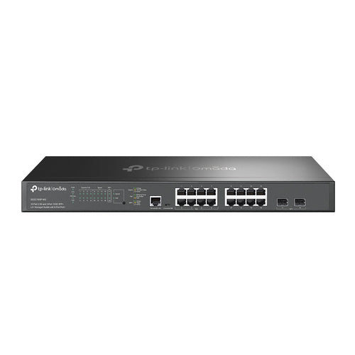 Network Switch TP-Link Omada SG3218XP-M2 16-Port 2.5G 2-Port 10GE L2+ Managed PoE+ Rackmount 1U - SG3218XP-M2