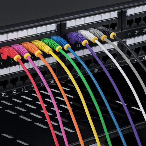 CAT6 Ethernet Cable 7ft Slim UTP 100W PoE Snagless RJ45 Network Patch Cord