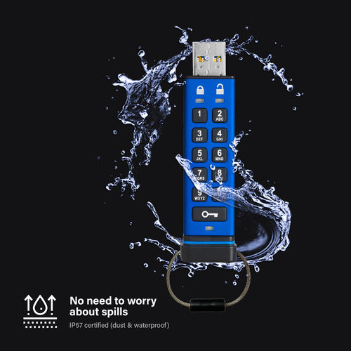 USB Flash Drive iStorage datAshur Pro 256GB FIPS 140-2 AES-XTS Encryption