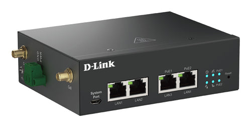 5G M2M VPN PoE+ Router D-Link DWM-314-GP 2x RJ45 Ports