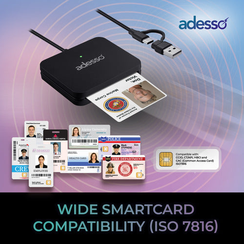 Adesso SCR-400 smart card reader