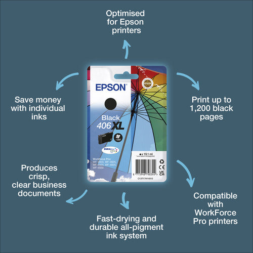 Epson 406XL Umbrella DURABrite Ultra ink cartridge