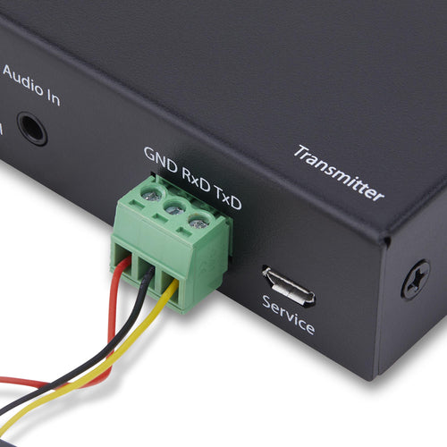 4K HDMI KVM Extender Over IP Network 60Hz Black Transmitter Receiver Kit