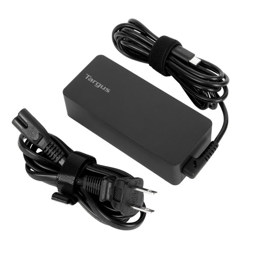 Power Adapter Targus APA107BT 65W AC-to-DC USB-C 1.8m Cable Black